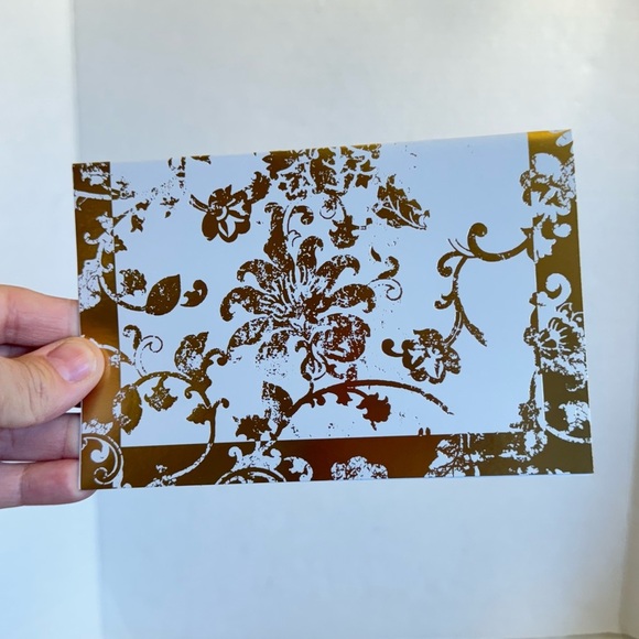 Chicos Blank Note Cards Embossed Logo Cards Envelopes Rose Smoke 16 Pack - Picture 10 of 16